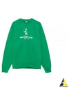 Racquet Club Crew Neck Sweatshirt Green - SPORTY & RICH - BALAAN 2