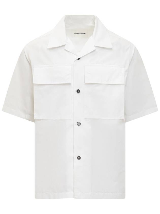 23 ss Cotton Shirt WITH Contrast Button J47DL0106J45127100 B0650488949 - JIL SANDER - BALAAN 2