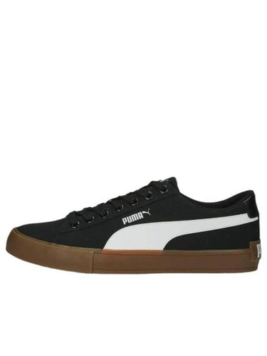 Bari Casual Canvas Low Top Sneakers Black - PUMA - BALAAN 1