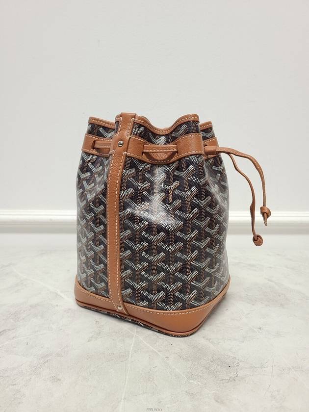 Used luxury goods Lewis It Black Tan Petit Flo Bucket Bag - GOYARD - BALAAN 3