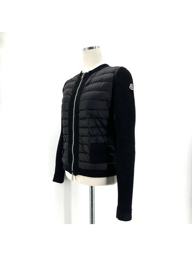 Knit padded zip up jacket - MONCLER - BALAAN 1