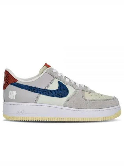 Air Force 1 Low 5 On It Low Top Sneakers Grey Fog Imperial Blue - NIKE - BALAAN 2