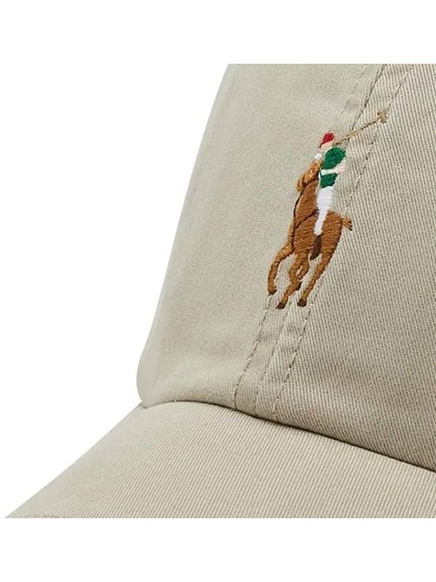 Pony Logo Classic Sport Ball Cap Beige - POLO RALPH LAUREN - BALAAN 3