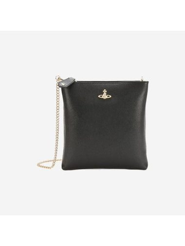 Squire Square Chain Cross Bag Black - VIVIENNE WESTWOOD - BALAAN 1