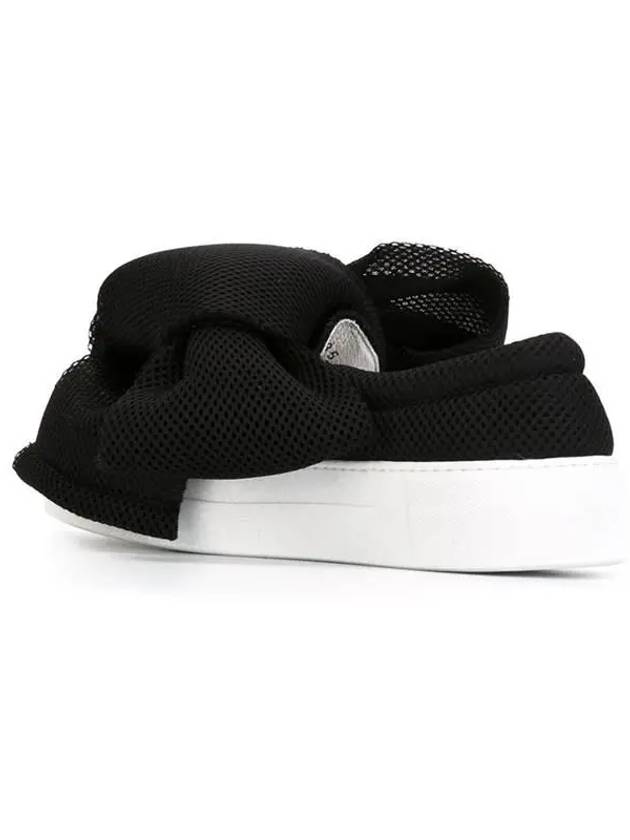 16SS mesh black bow slipon sneakers 10078BO BLACK - JOSHUA SANDERS - BALAAN 3