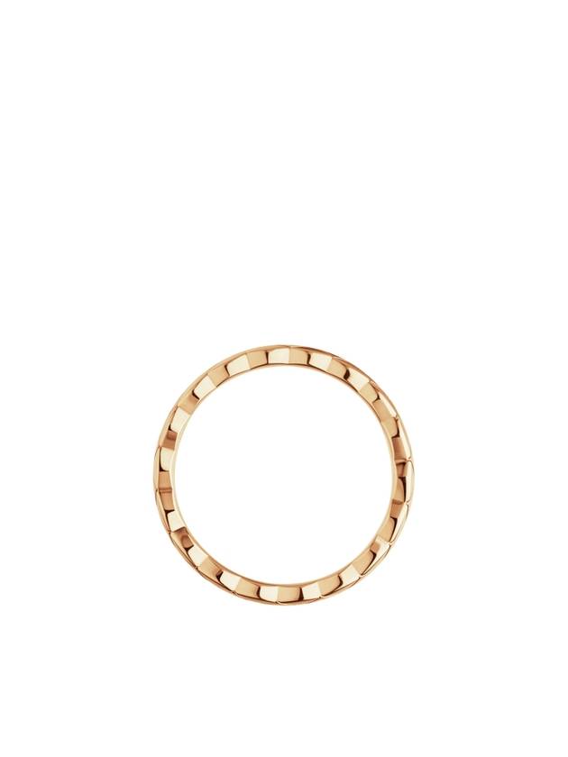 Coco Crush Quilted Motif Mini Ring Gold - CHANEL - BALAAN 4