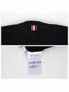 Men's Milan Stitch Armband Crew Neck Knit Top Navy - THOM BROWNE - BALAAN 8