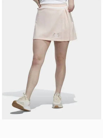 Embroidery Logo Short A-Line Skirt Light Pink - ADIDAS - BALAAN 2