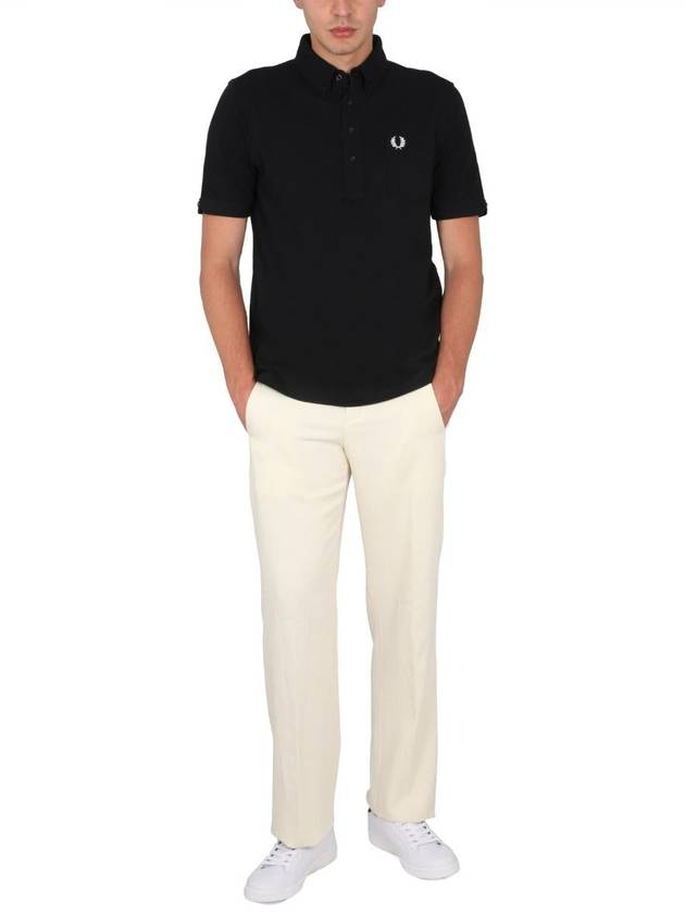 Polo Shirt FP M5604 102 BLACK - FRED PERRY - BALAAN 3