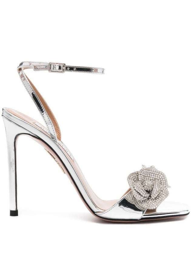 Aquazzura Crystal Orchid Sandal 105 Shoes - AQUAZZURA - BALAAN 1