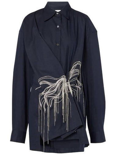 Dries Van Noten Gabardine Shirt - DRIES VAN NOTEN - BALAAN 1