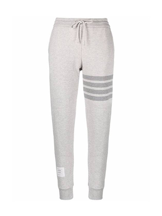 Women's Diagonal Pastel Trainning Jogger Track Pants Grey - THOM BROWNE - BALAAN 2