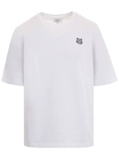 Bold Fox Head Patch Short Sleeve T-Shirt White - MAISON KITSUNE - BALAAN 2