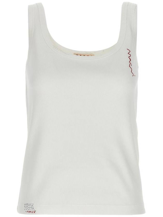 Marni Logo Embroidery Top - MARNI - BALAAN 1