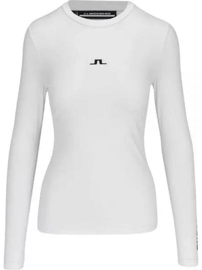 Tekla Long Sleeve T-Shirt White - J.LINDEBERG - BALAAN 2