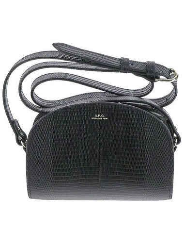 Demi Lune Mini Shoulder Bag Black - A.P.C. - BALAAN 1