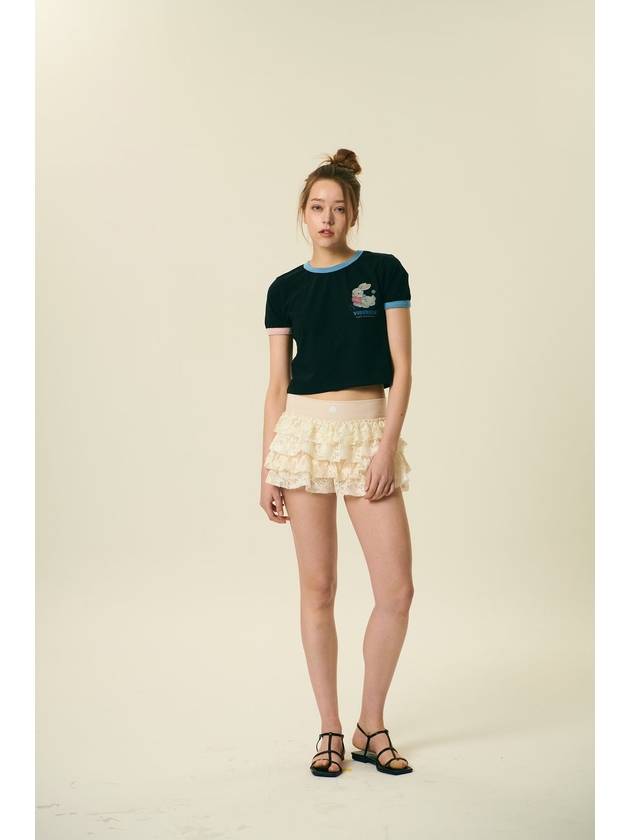 Romi Rabbit Short Sleeve T Shirt Black - VIBEREEN - BALAAN 8