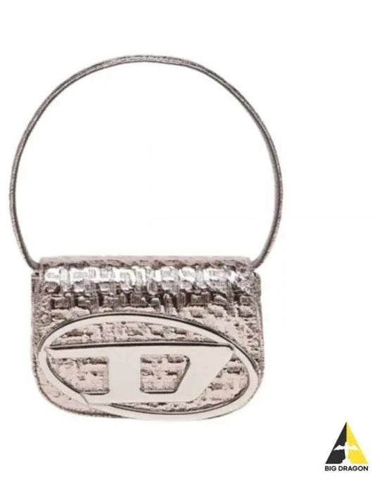 1DR Metallic Monogram Iconic Shoulder Bag Pink - DIESEL - BALAAN 2