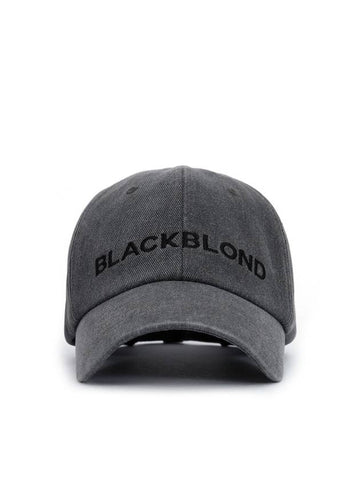 BBD Classic Logo Denim Cap Dark Gray - BLACKBLOND - BALAAN 1