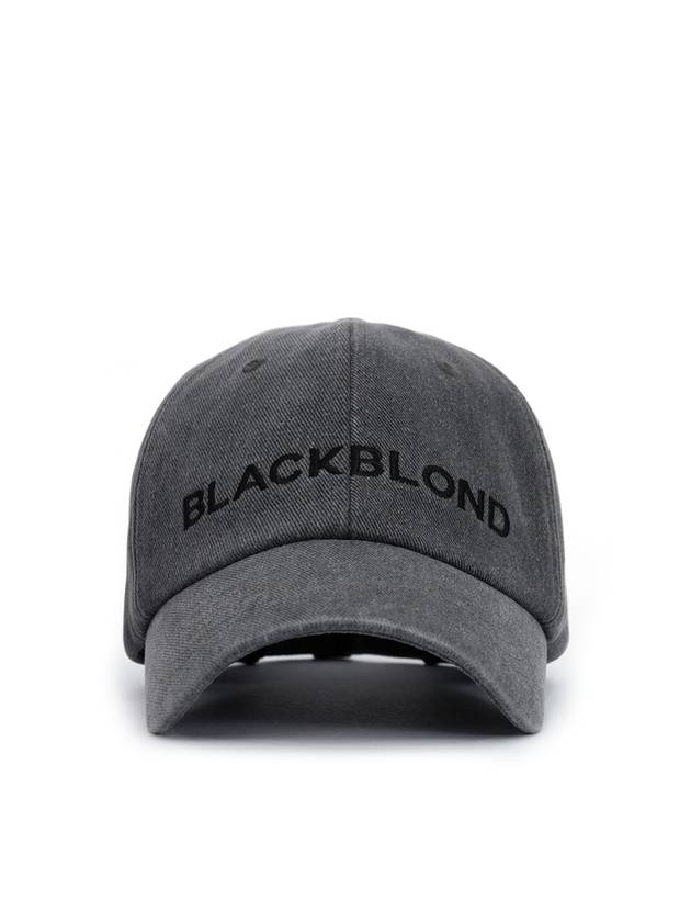 BBD Classic Logo Denim Cap Dark Gray - BLACKBLOND - BALAAN 2