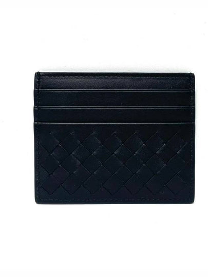 Intrecciato Classic Card Wallet Black - BOTTEGA VENETA - BALAAN 2