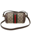 Ophidia Mini Shoulder Bag Beige Blue - GUCCI - BALAAN 4