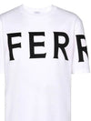 Big Logo Cotton Short Sleeve T-Shirt White - SALVATORE FERRAGAMO - BALAAN 2