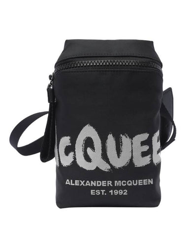 24 F W MCQUEEN Graffiti Phone Case 791775 1AAS31095 B0011169848 - ALEXANDER MCQUEEN - BALAAN 1