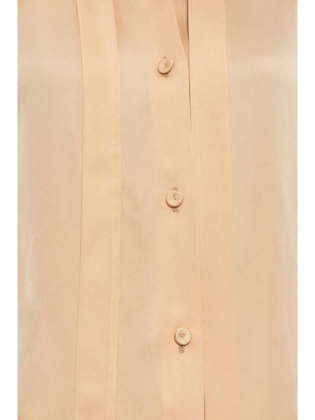 JIL SANDER Satin Shirt, Women's, Orange - JIL SANDER - BALAAN 5