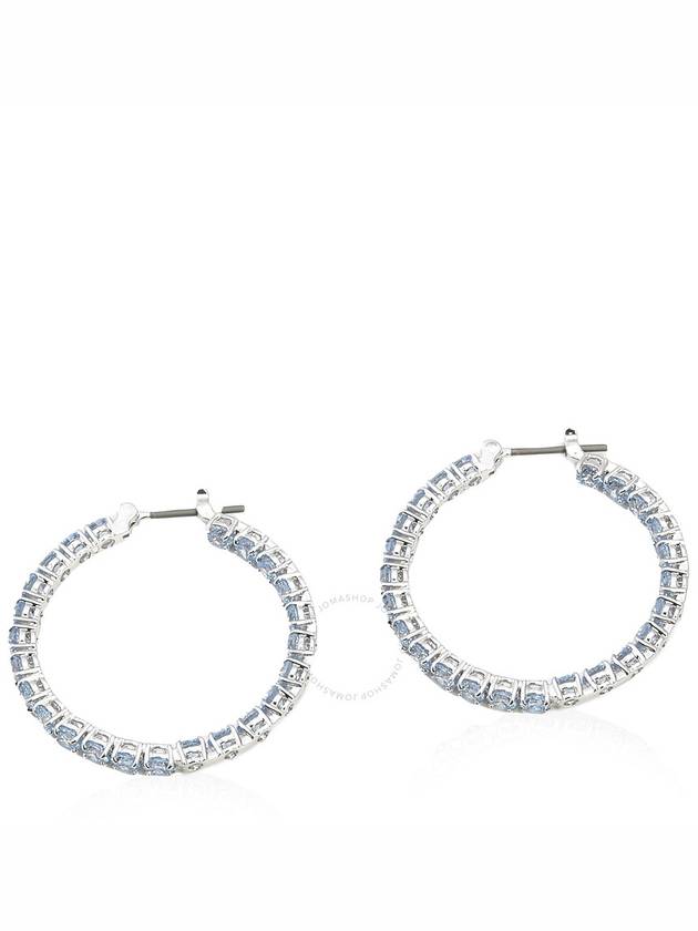 Matrix Hoop Earrings Blue - SWAROVSKI - BALAAN 2