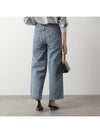 Flare Fit Wide Jeans Blue - TOTEME - BALAAN 4