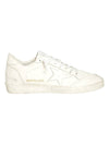 Ball Star Leather Low Top Sneakers White - GOLDEN GOOSE - BALAAN 1