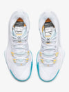 260 255 Jordan Zion 1 PF White Dynamic Turquoise DA3129 101 - NIKE - BALAAN 3