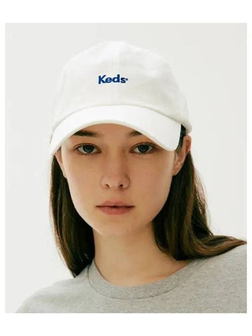 Essential Logo Ball Cap KD3CPF5103FOWH - KEDS - BALAAN 1