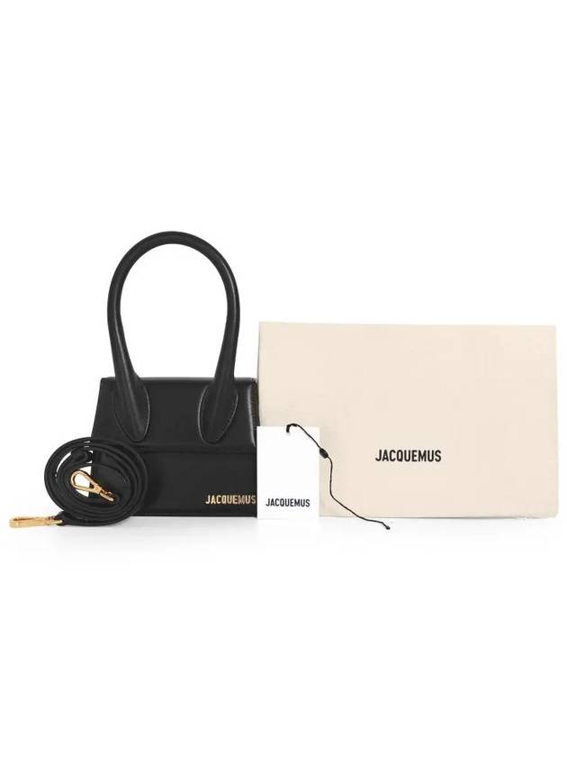 Le Chiquito Moyen Medium Leather Tote Bag Black - JACQUEMUS - BALAAN 5