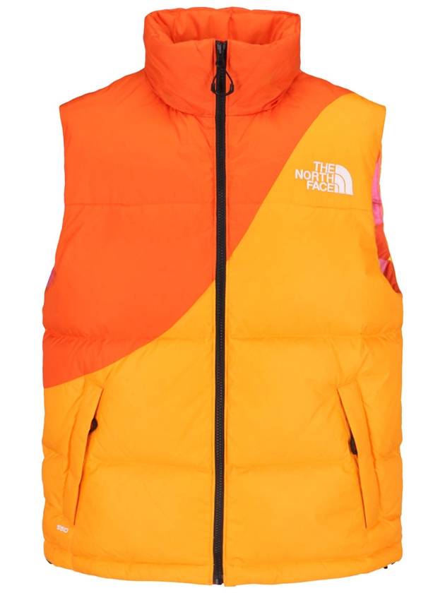 High Neck Padded Vest Orange - THE NORTH FACE - BALAAN 2