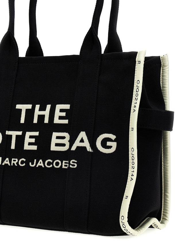 Logo Jacquard Large Tote Bag Black - MARC JACOBS - BALAAN 4