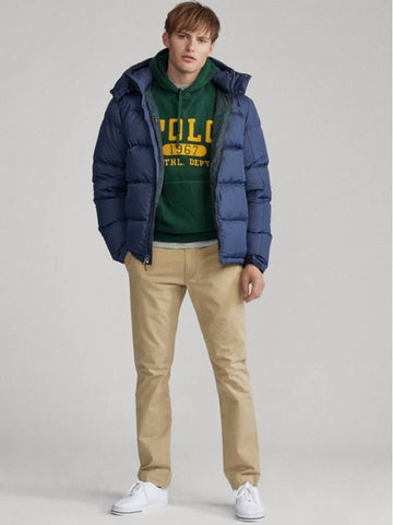 Navy Water Repellent Down Jacket Padding Water Repellent Down - POLO RALPH LAUREN - BALAAN 1