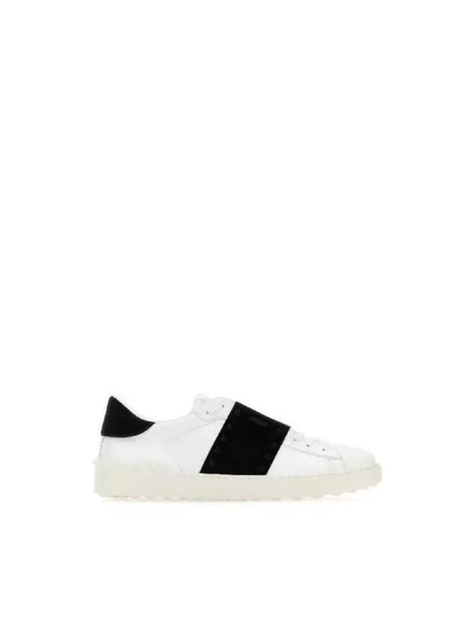 Men's Rockstud Low Top Sneakers White - VALENTINO - BALAAN 2