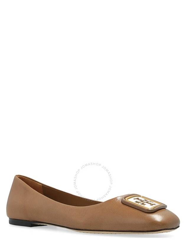 Georgia Ballet Flat Brown - TORY BURCH - BALAAN 3