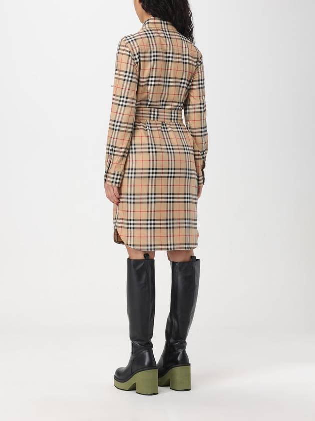 Vintage Check Belted Short Dress Beige - BURBERRY - BALAAN 3