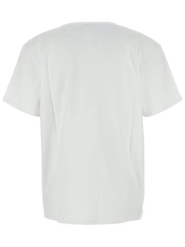 24FW Short Sleeve T-Shirt 794606QXAAB 9000 White - ALEXANDER MCQUEEN - BALAAN 3