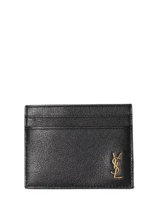 Tiny Monogram Business Card Holder Women s Wallet - SAINT LAURENT - BALAAN 1