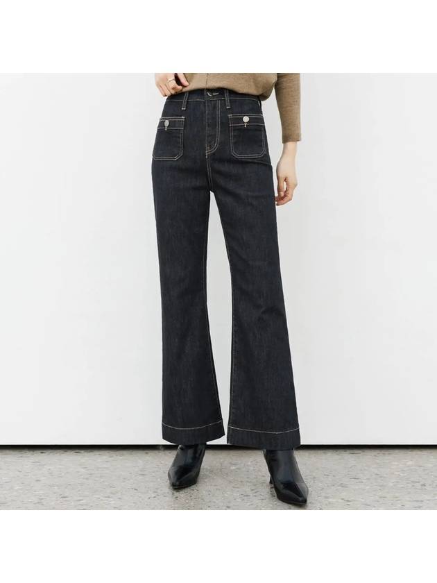 Dipper bootcut raw denim pants - MONO AT.D - BALAAN 4