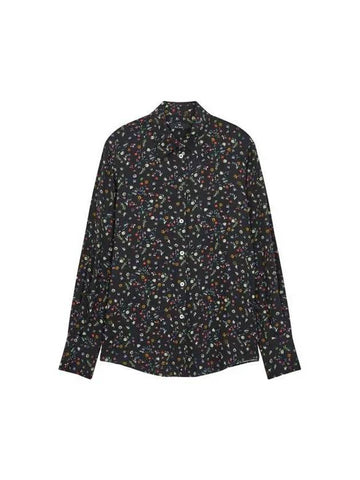 30 9 29 PS Women s Seedhead Pattern Button Up Shirt Black - PAUL SMITH - BALAAN 1