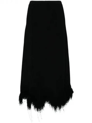 Black tassel decorated long skirt 271202 - ULLA JOHNSON - BALAAN 1