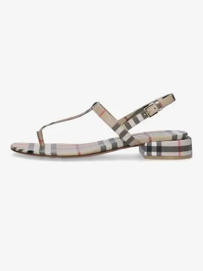 Vintage Check Lambskin Sandals Archive Beige - BURBERRY - BALAAN 2