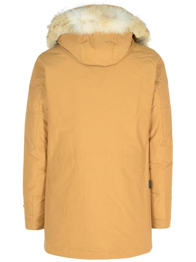 Woolrich 'Polar' Beige Cotton Blend Parka - WOOLRICH - BALAAN 3