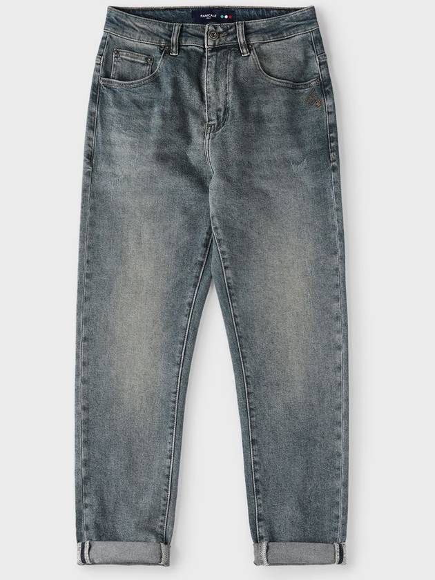 Embroidered point denim pants M GJEAN65 - PANICALE - BALAAN 1