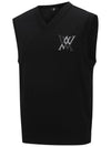 MEN CHECK BOARD V NECK VESTBK - ANEWGOLF - BALAAN 3